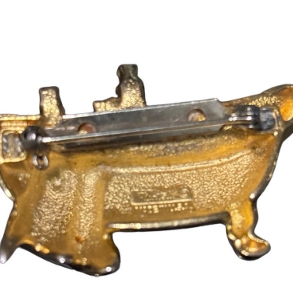 Vintage Bubble Bath Pin Hallmarked Pisciatelli - Picture 5 of 8